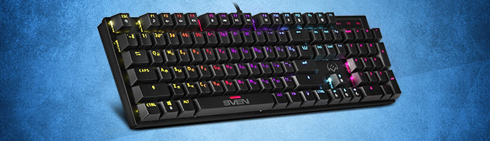 SVEN KB-G8900 gaming keyboard — comfort and precision in every detail