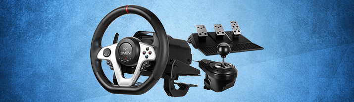 SVEN GC-W1000 gaming racing wheel — a device that feels the pulse of the road
