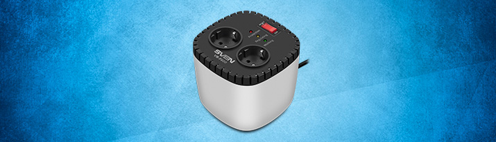 SVEN VR-F600 automatic voltage regulator — full power safety confidence