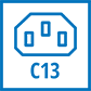 Розетка для подключения вилки C13 (IEC-320)