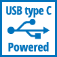 Питание через разъем USB type C